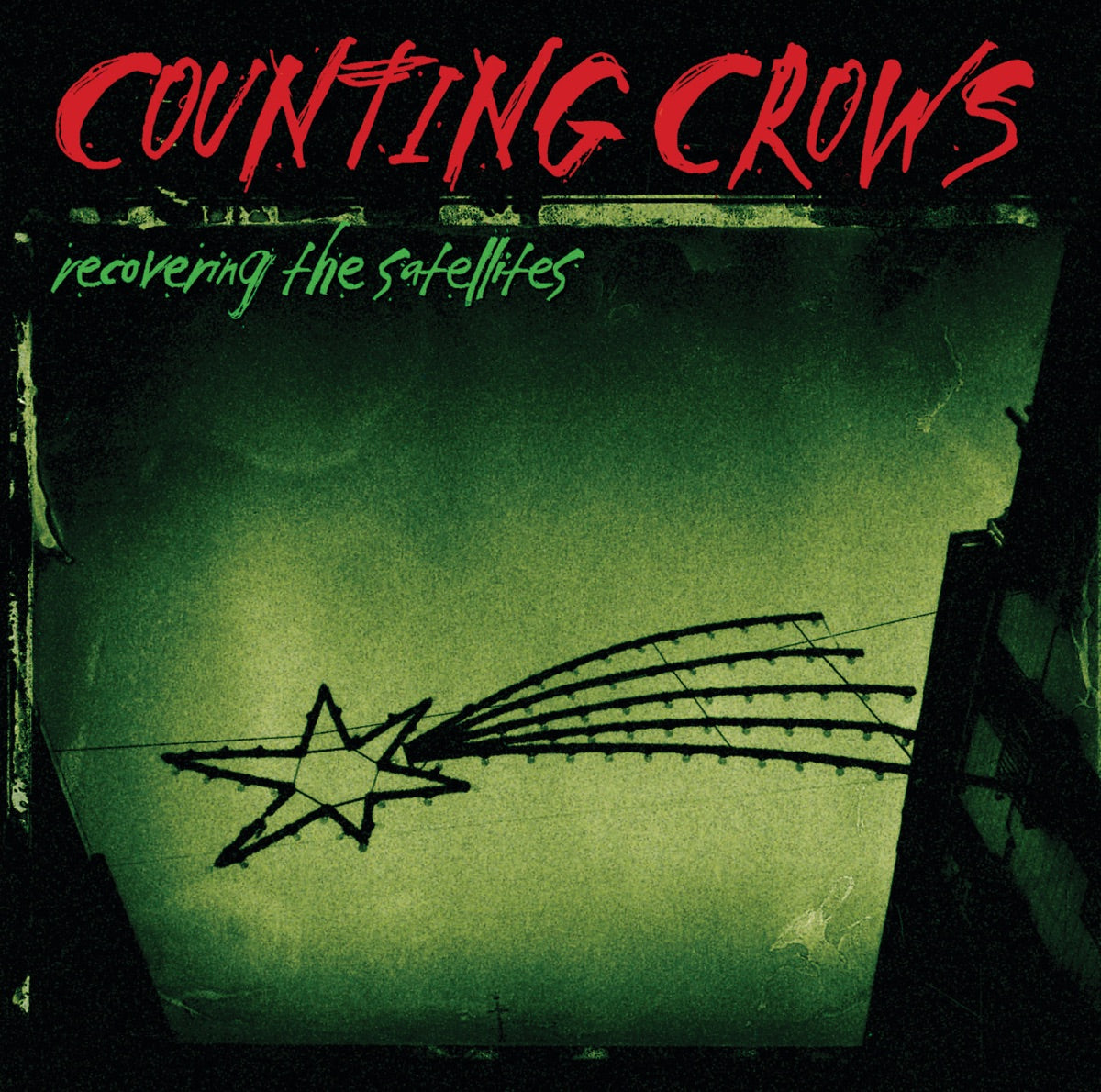 Counting Crows — Recovering the Satellites, vinyl LP album cover