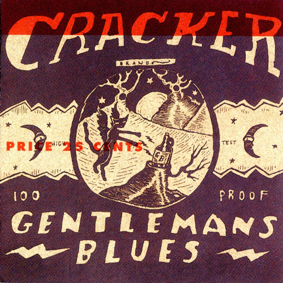 Cracker — Gentleman's Blues, vinyl LP album cover