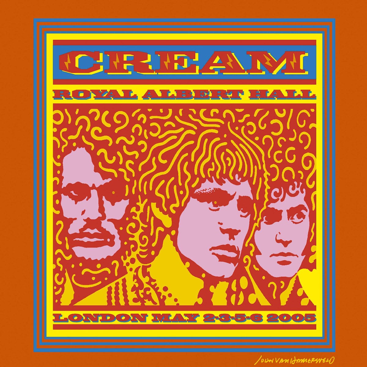 Cream — Royal Albert Hall London May 2-3-5-6 2005 (Live), CD album cover