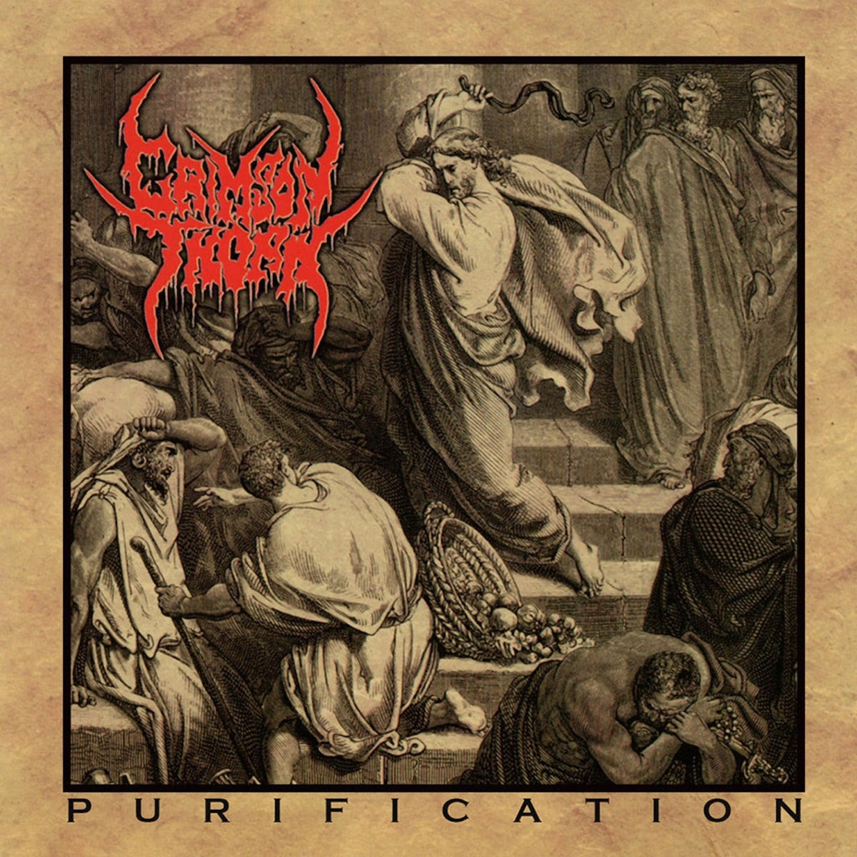 Crimson Thorn — Purification, vinyl LP album cover
