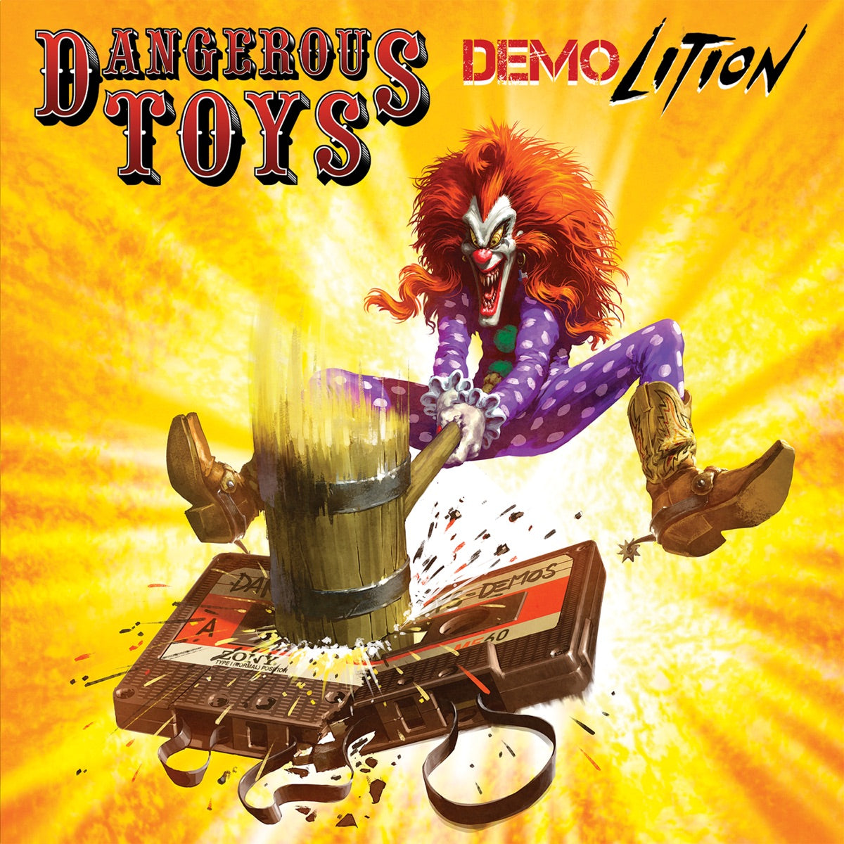 Dangerous Toys — Demolition, vinyl LP album cover