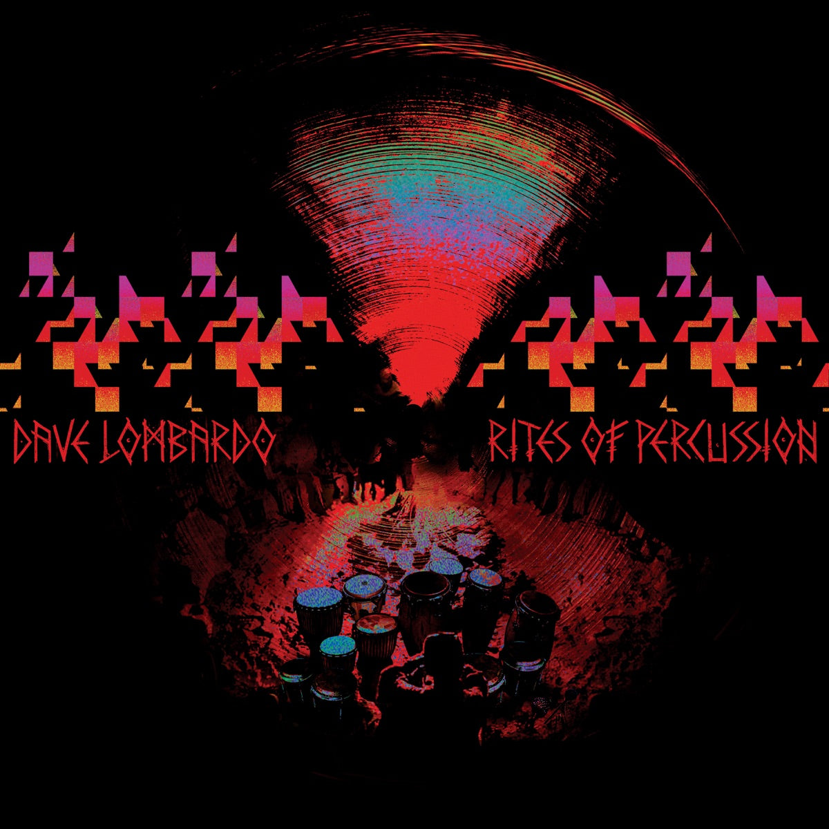 Dave Lombardo — Rites Of Percussion, vinyl LP album cover