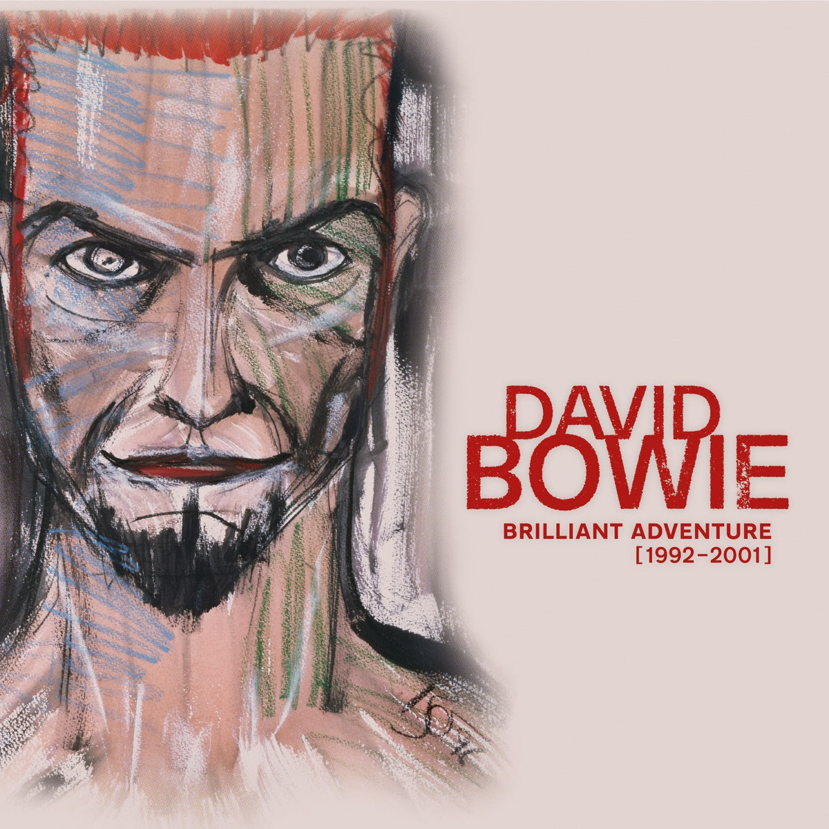David Bowie — Brilliant Adventure (1992 – 2001), vinyl LP album cover