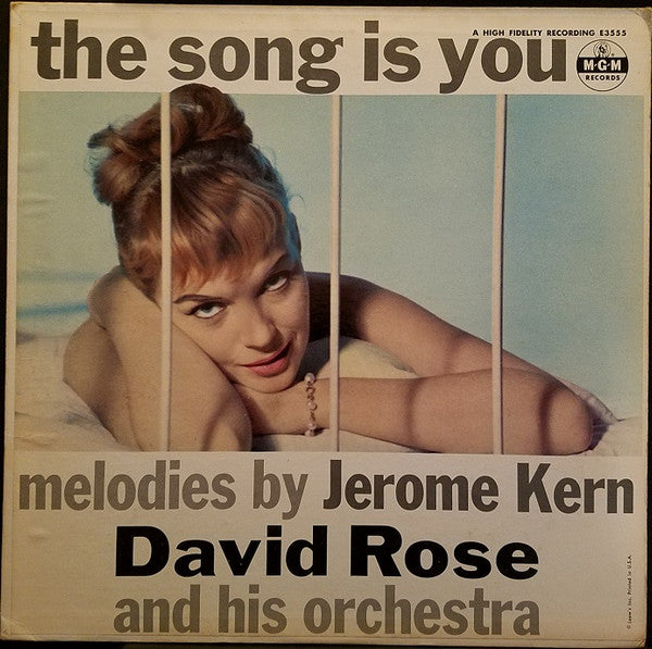 David Rose & His Orchestra — The Song Is You, vinyl LP album cover