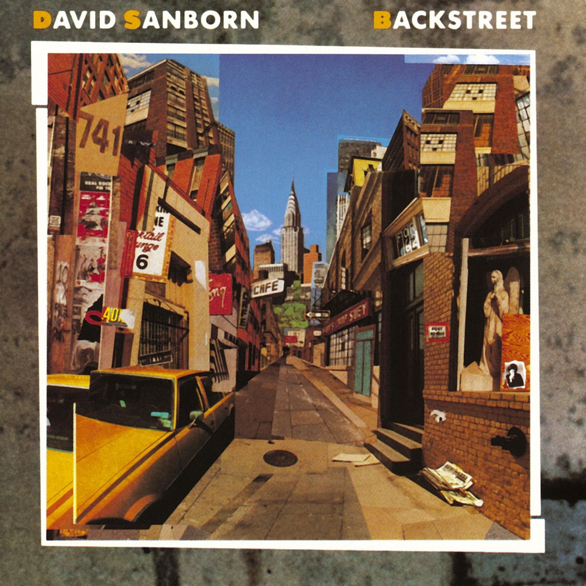 David Sanborn — Backstreet, vinyl LP album cover
