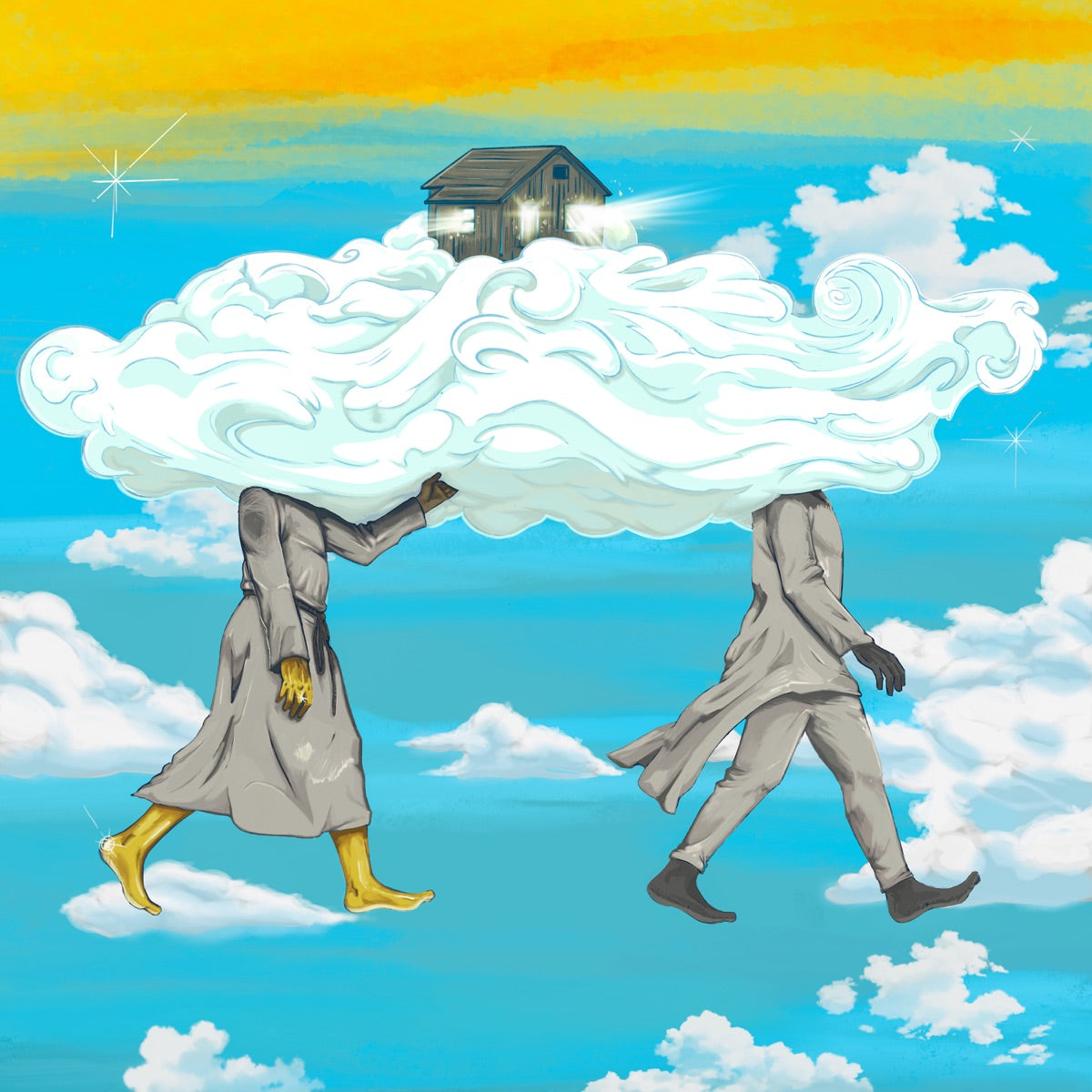 De La Soul — Cabin In The Sky (Clean), vinyl LP album cover