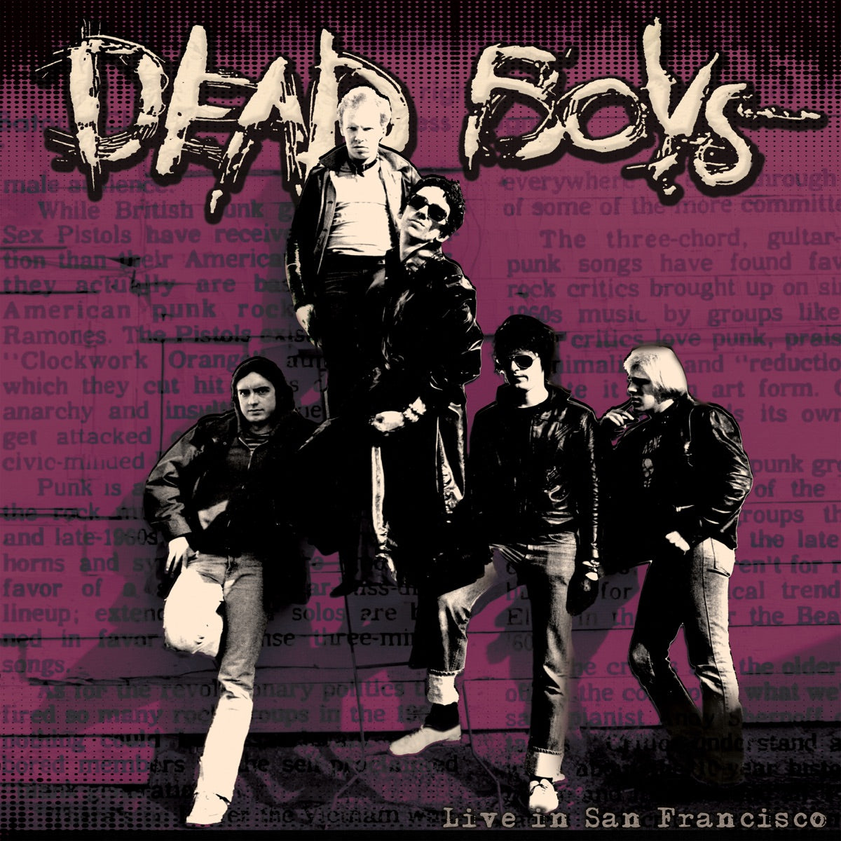 Dead Boys — Live In San Francisco, vinyl LP album cover