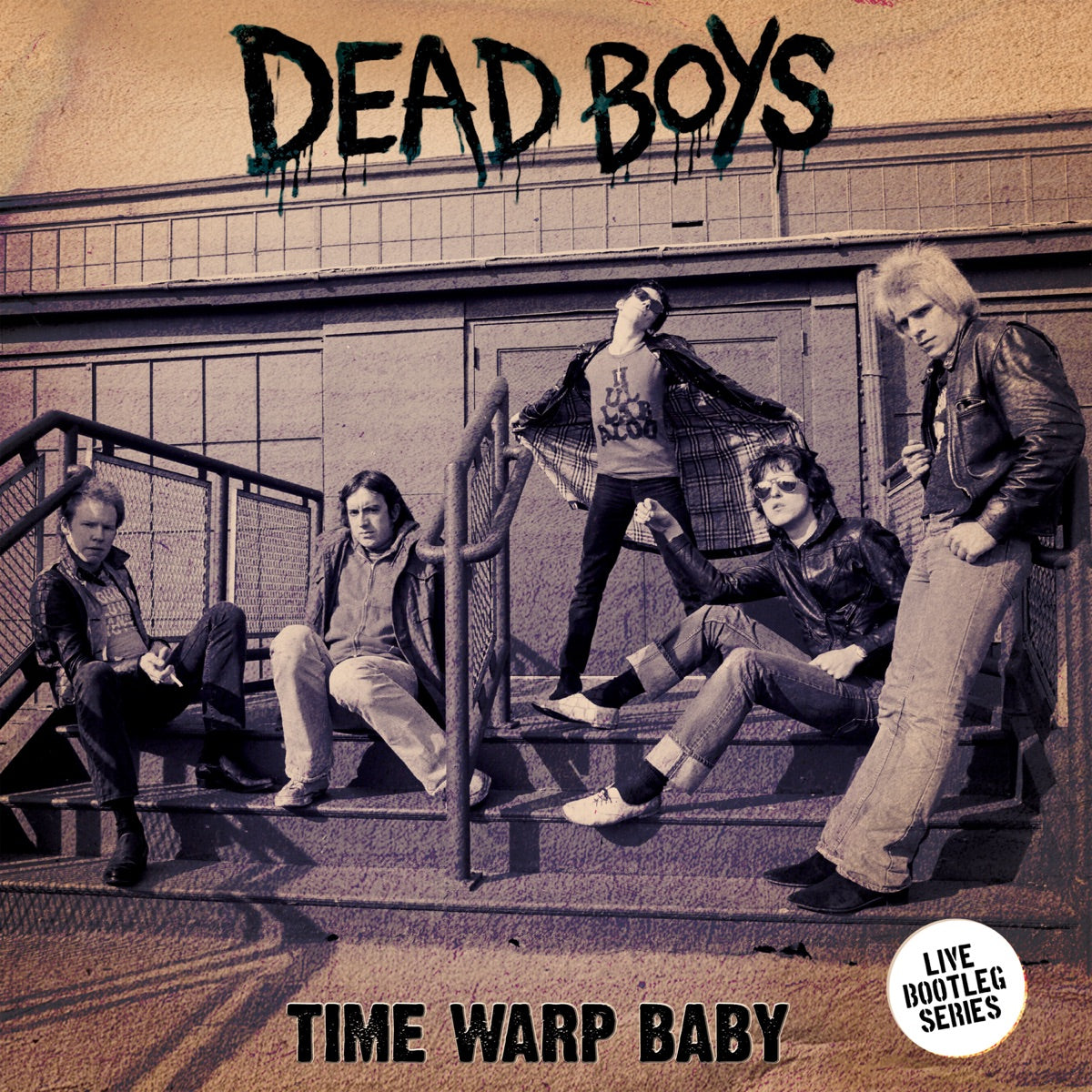 Dead Boys — Time Warp Baby (Live), vinyl LP album cover