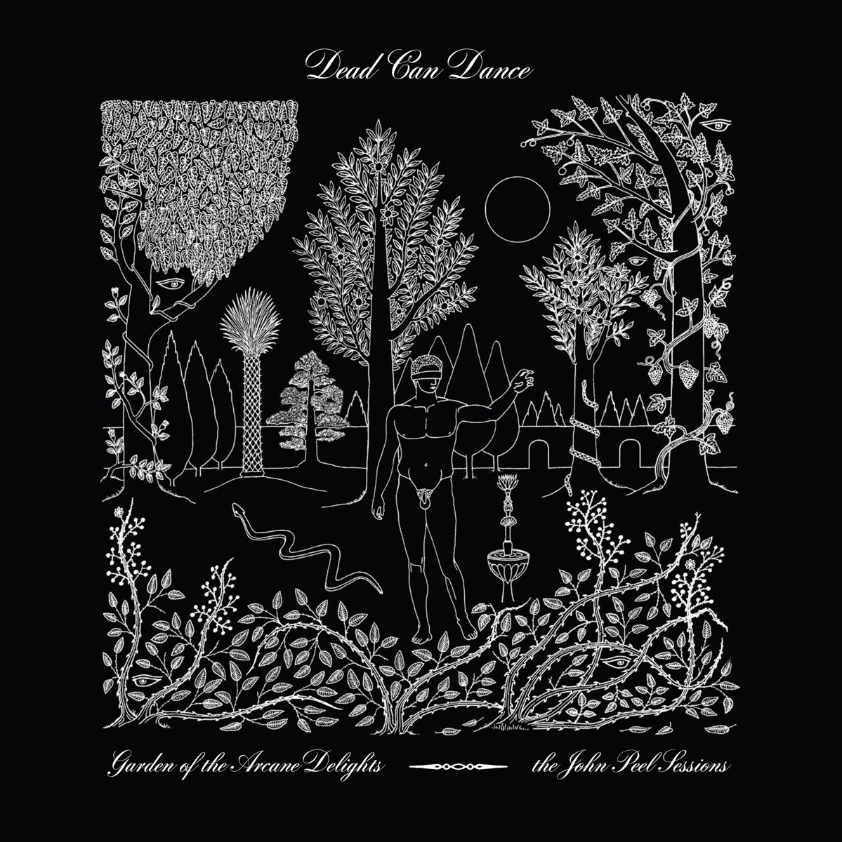 Dead Can Dance — Garden of the Arcane Delights + Peel Sessions (Remastered), vinyl LP album cover