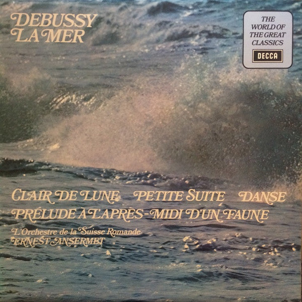 Debussy* — La Mer, vinyl LP album cover