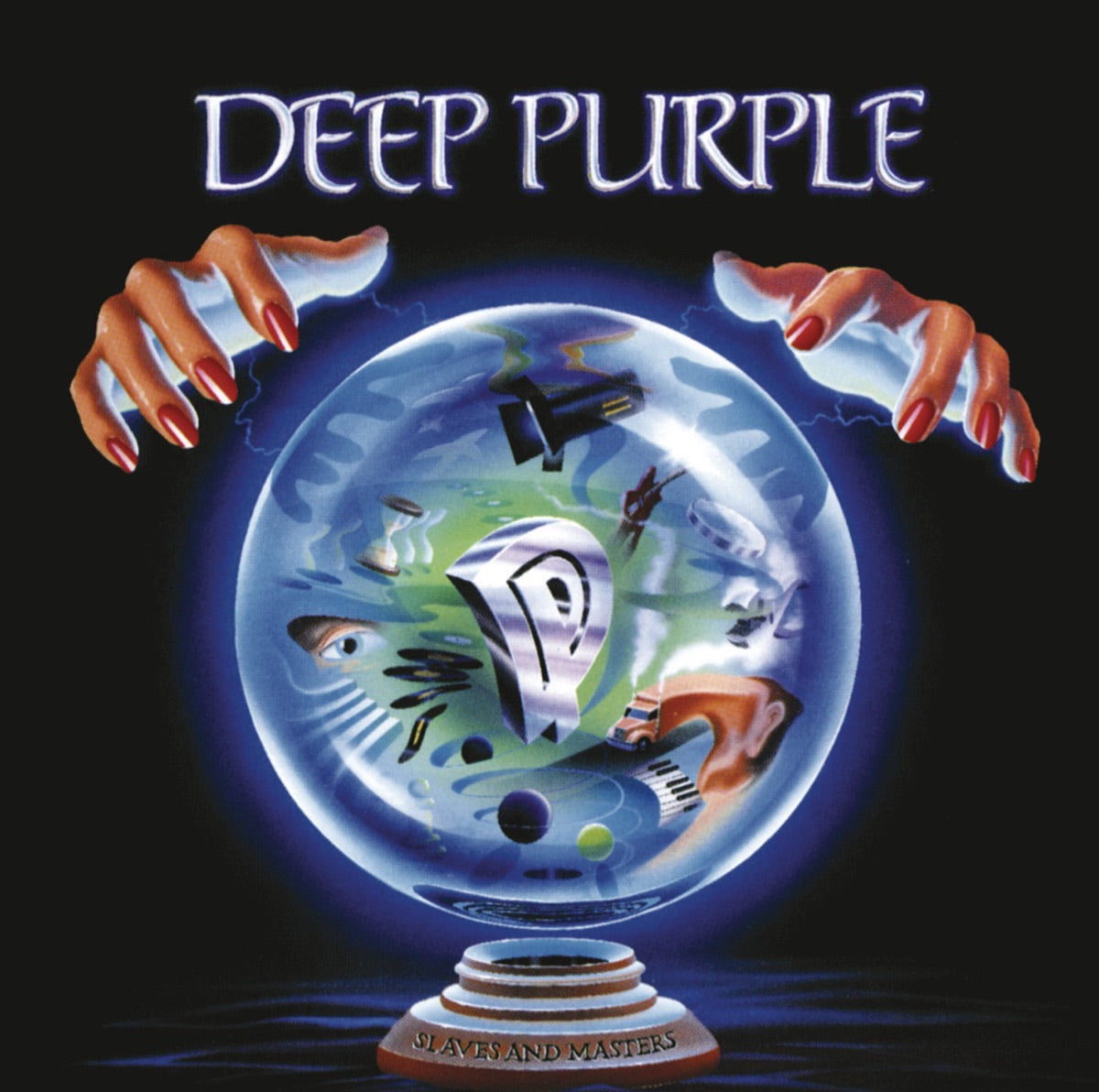 Deep Purple — Slaves and Masters (Bonus Track Version), vinyl LP album cover