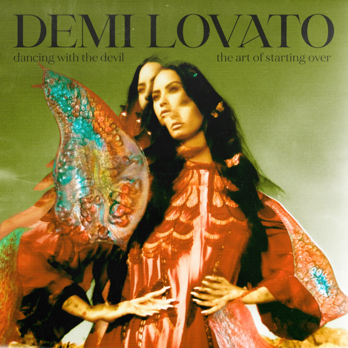 Demi Lovato — Dancing With The Devil…The Art of Starting Over, vinyl LP album cover