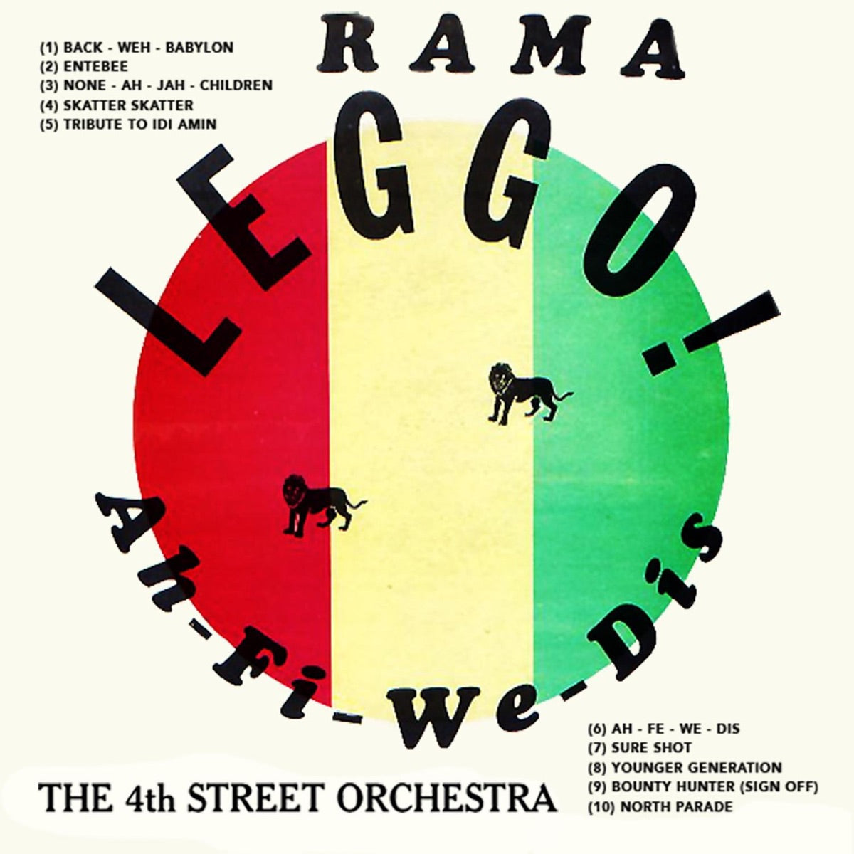 Dennis Bovell & The 4th Street Orchestra — Leggo! Ah-Fi-We-Dis, vinyl LP album cover