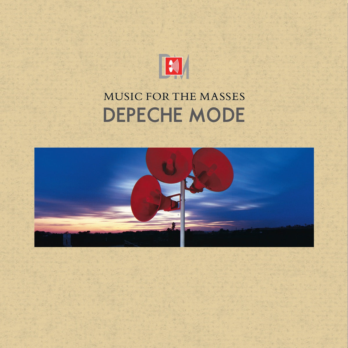 Depeche Mode — Music for the Masses, vinyl LP album cover