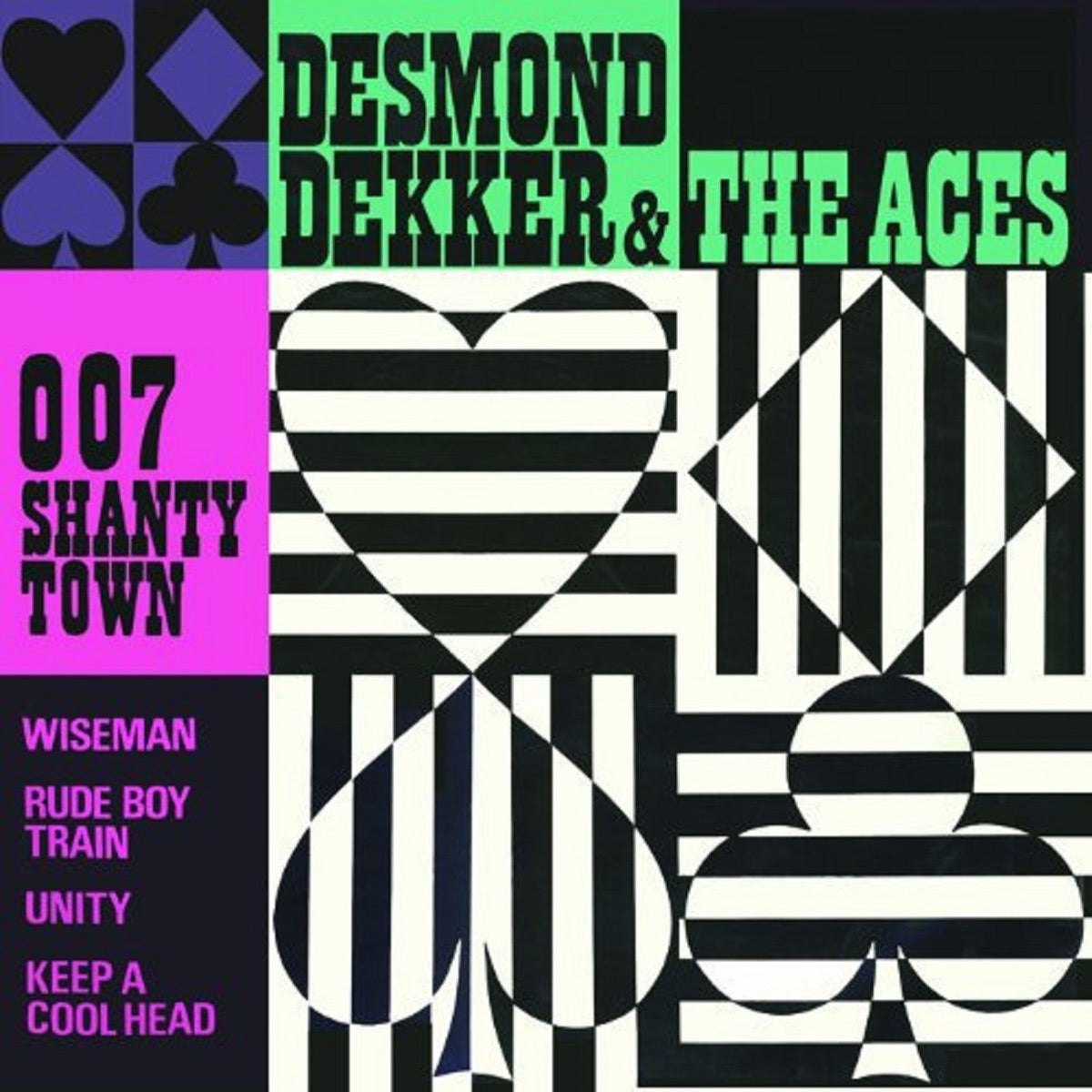 Desmond Dekker & The Aces — 007 Shanty Town, vinyl LP album cover