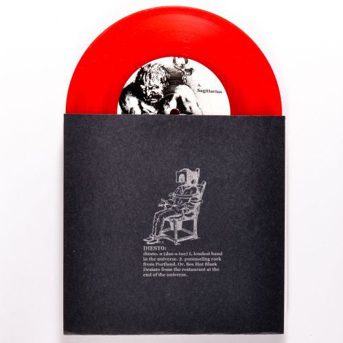 Diesto — Sagittarius / Beyond The Line, 7-inch vinyl single album cover