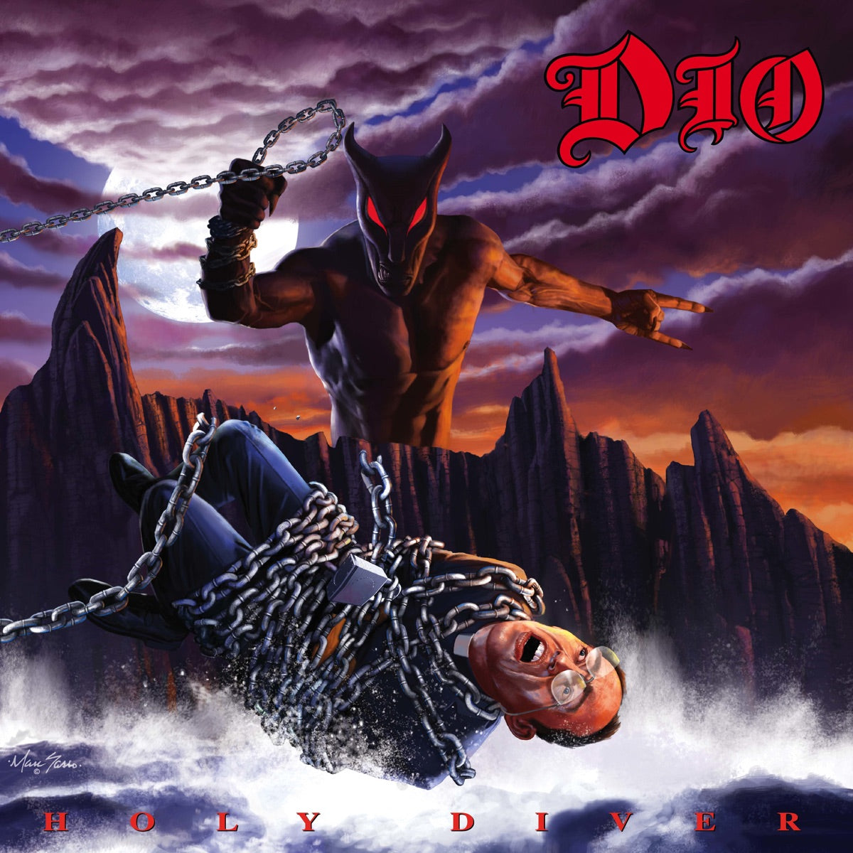 Dio — Holy Diver (2022 Joe Barresi Remix), vinyl LP album cover