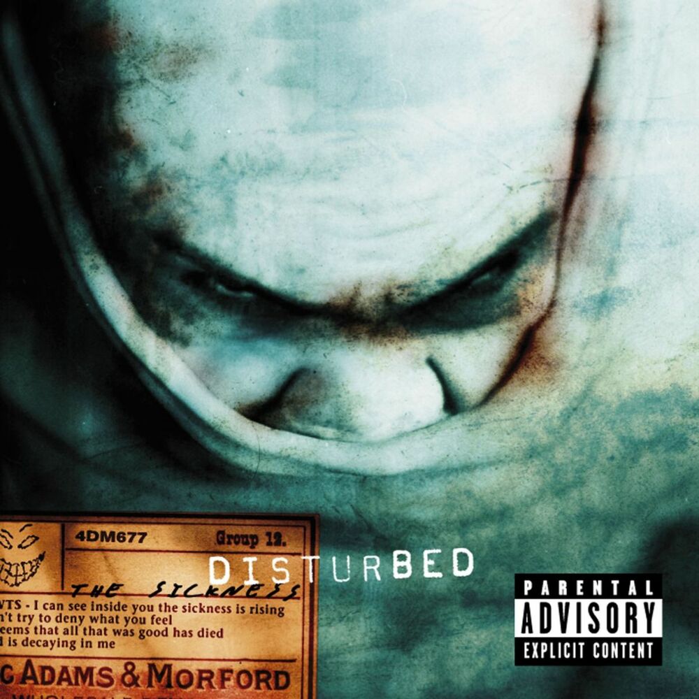 Disturbed — The Sickness, vinyl LP album cover
