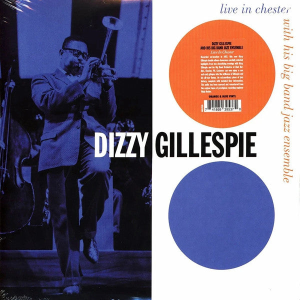 Dizzy Gillespie Big Band — Live In Chester, vinyl LP album cover