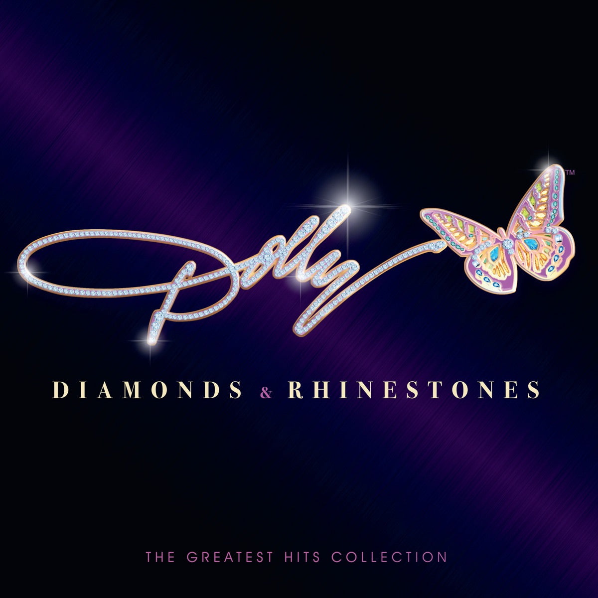 Dolly Parton — Diamonds & Rhinestones: The Greatest Hits Collection, vinyl LP album cover