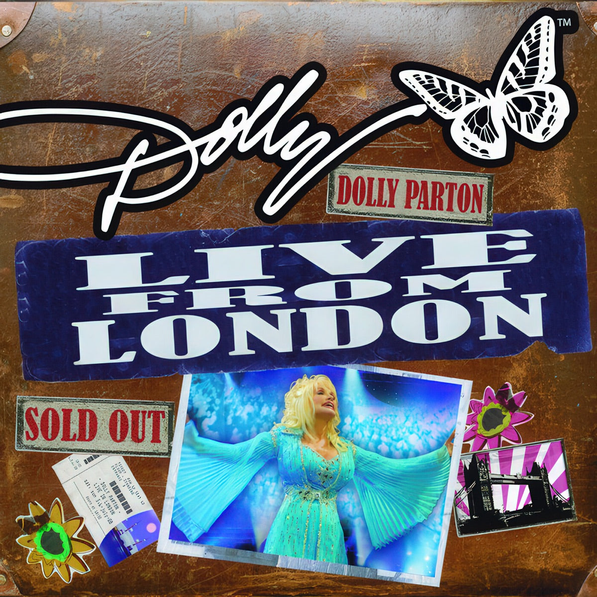 Dolly Parton — Dolly: Live From London, vinyl LP album cover