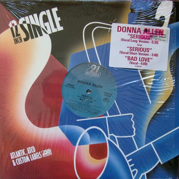 Donna Allen — Serious, vinyl LP album cover