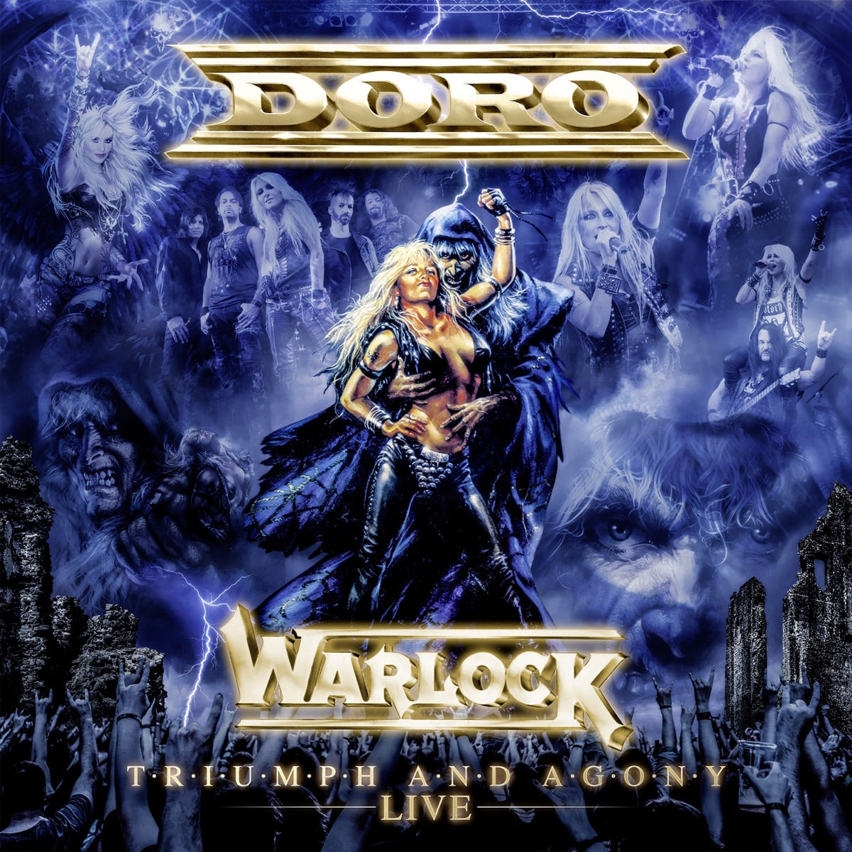 Doro — Warlock - Triumph and Agony Live, CD album cover