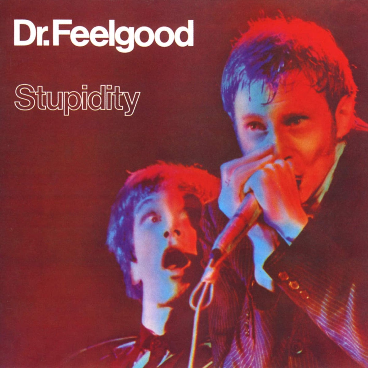 Dr. Feelgood — Stupidity (Live), vinyl LP album cover