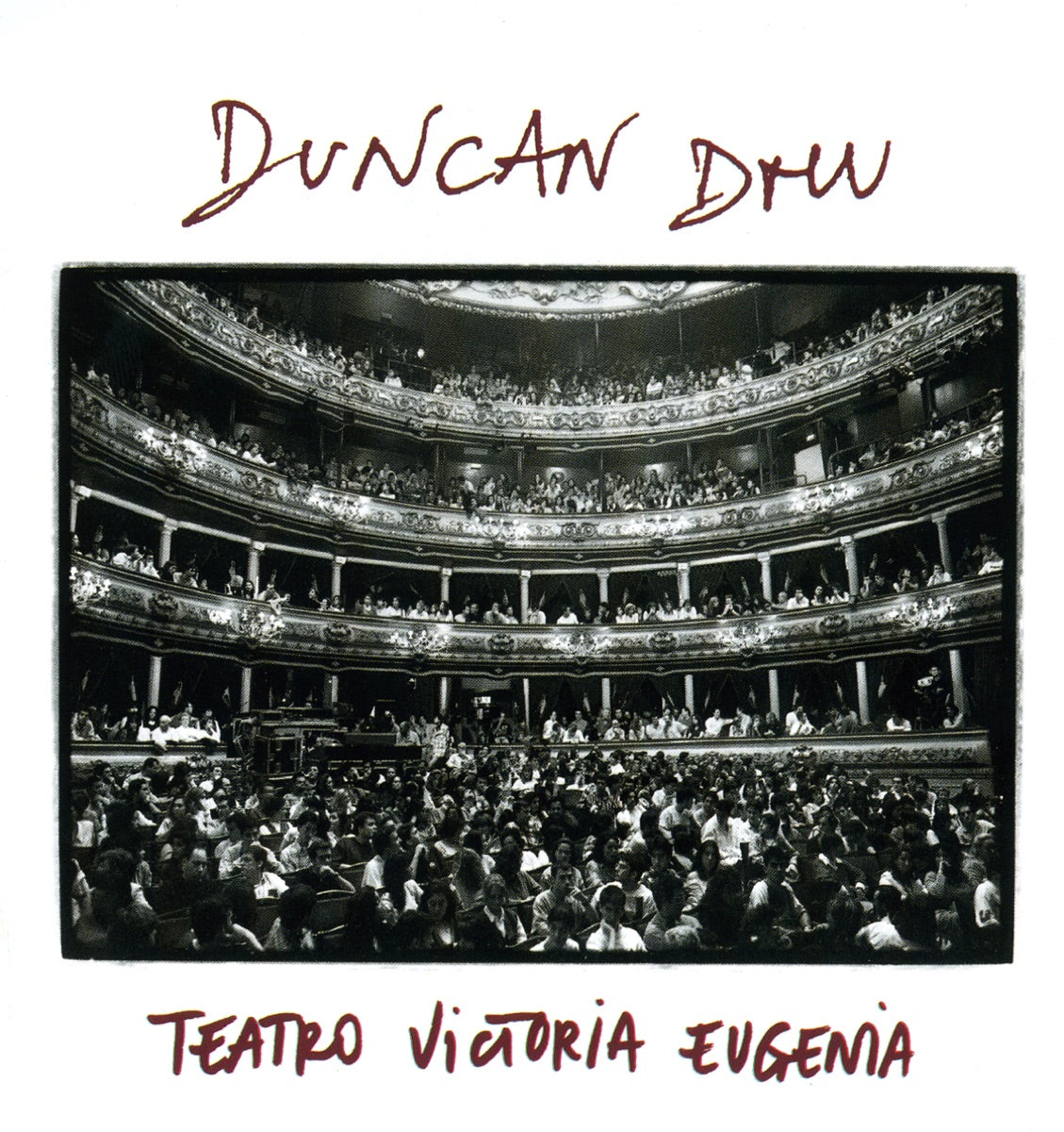 Duncan Dhu — Teatro Víctoria Eugenia (Vivo), vinyl LP album cover