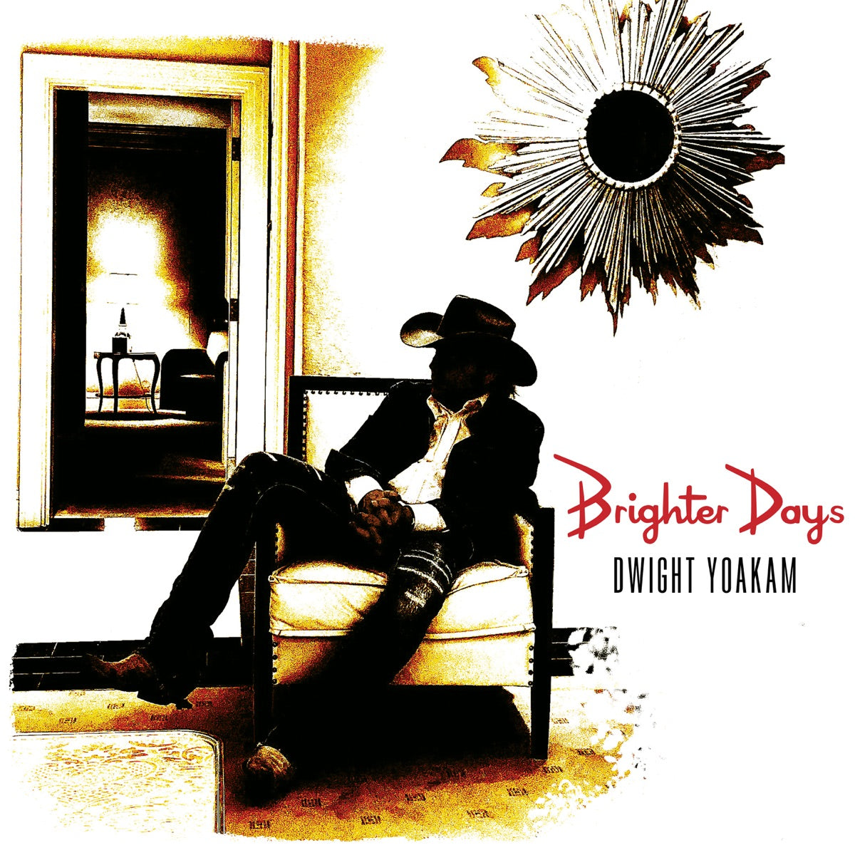 Dwight Yoakam — Brighter Days, vinyl LP album cover