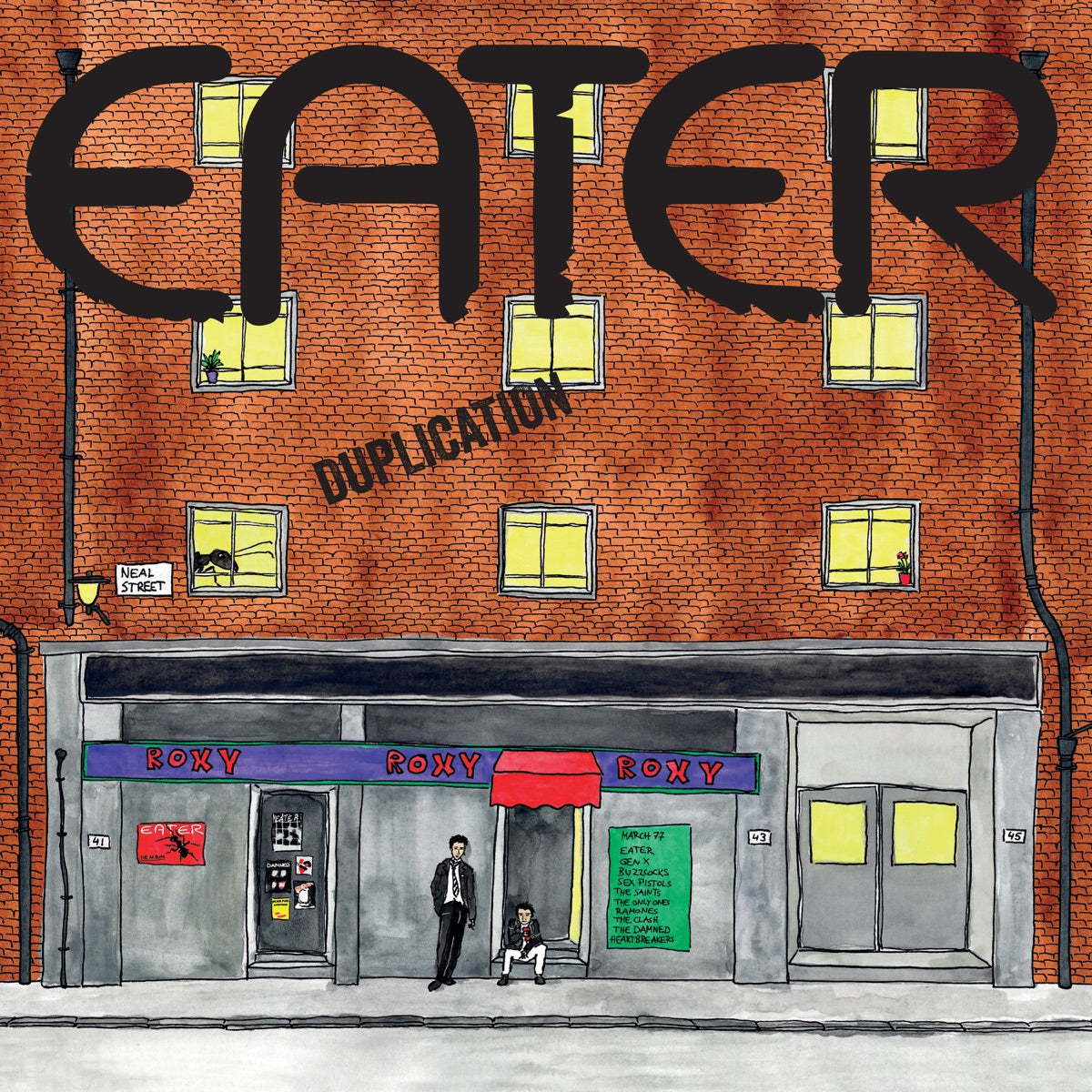 Eater — Duplication, vinyl LP album cover