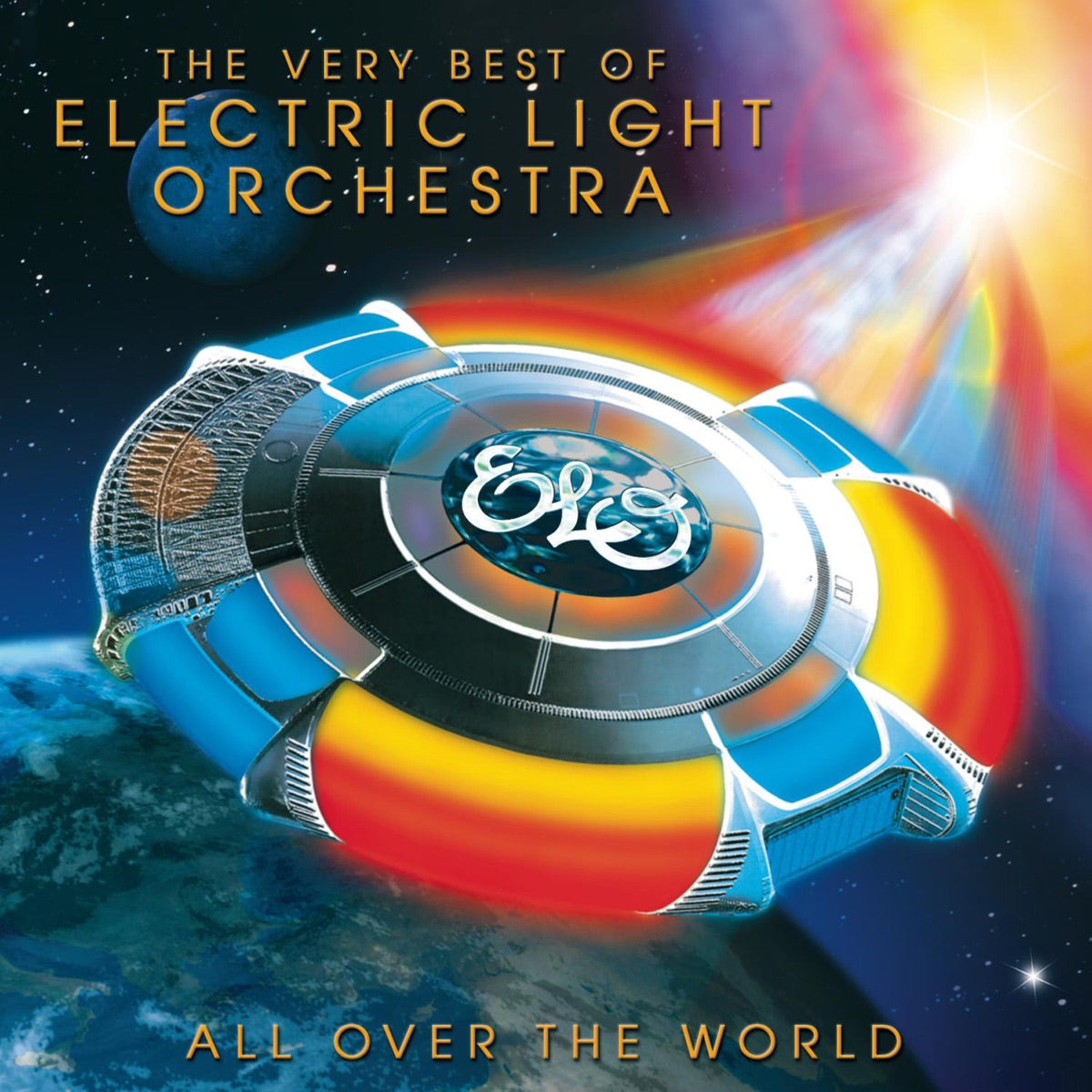 Electric Light Orchestra — All Over the World: The Very Best of Electric Light Orchestra, 7-inch vinyl single album cover