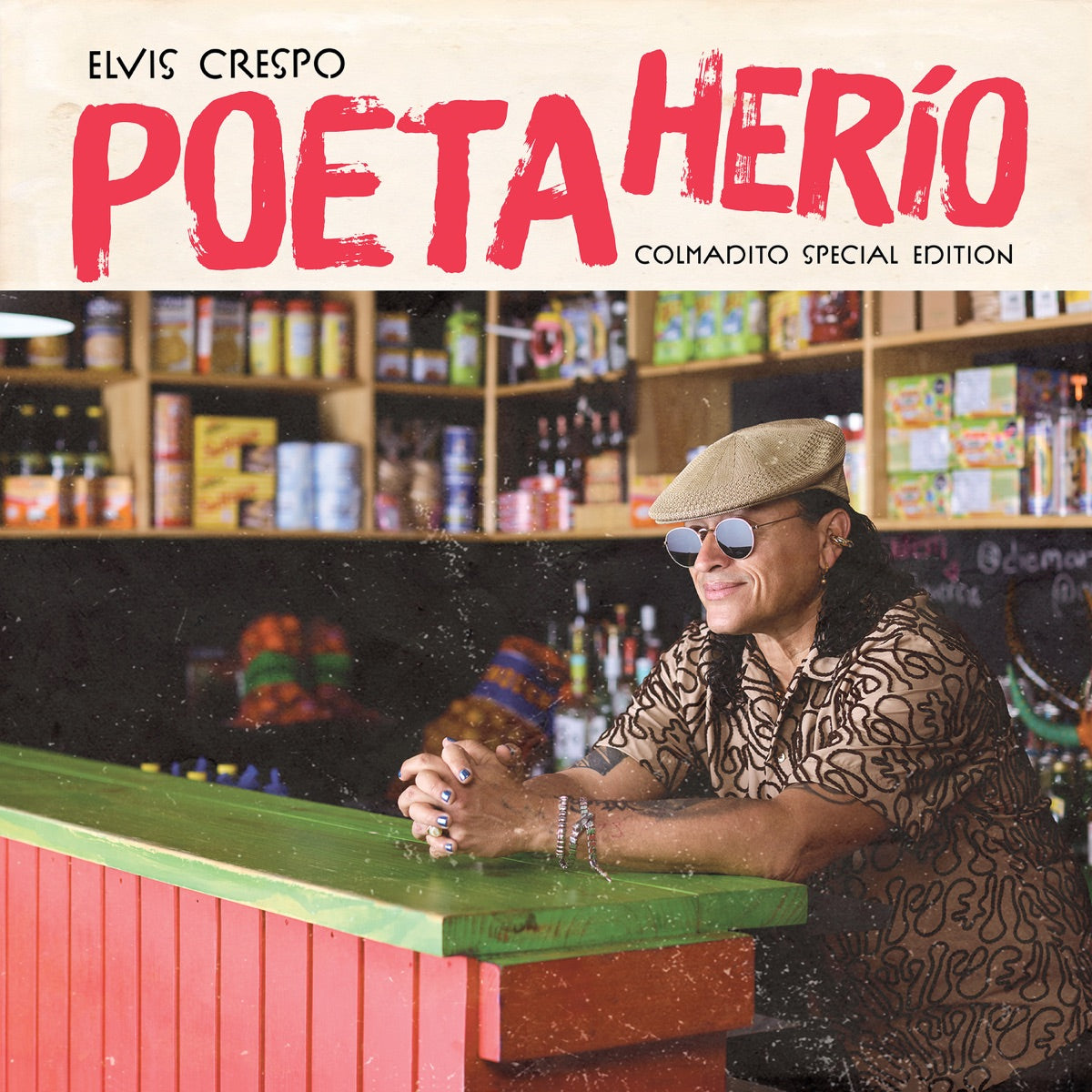 Elvis Crespo — Poeta Herío (Colmadito Special Edition), vinyl LP album cover