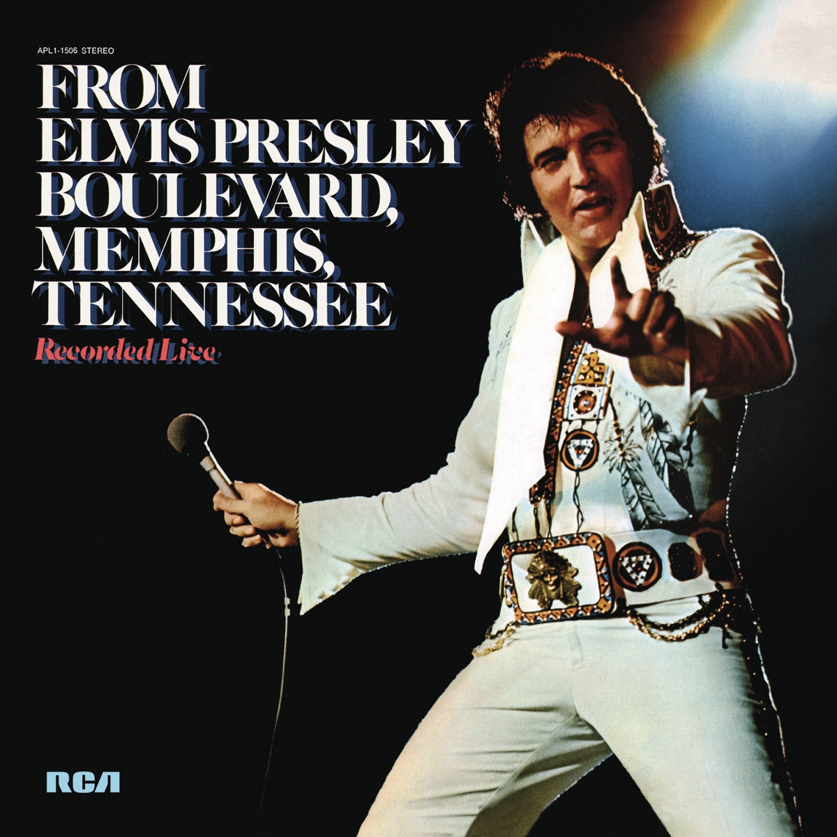 Elvis Presley — From Elvis Presley Boulevard, Memphis, Tennessee, vinyl LP album cover