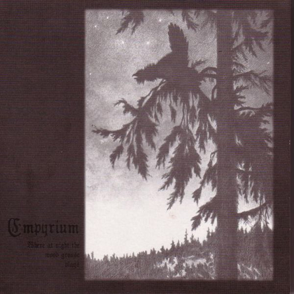 Empyrium — Where at Night the Wood Grouse Plays, vinyl LP album cover