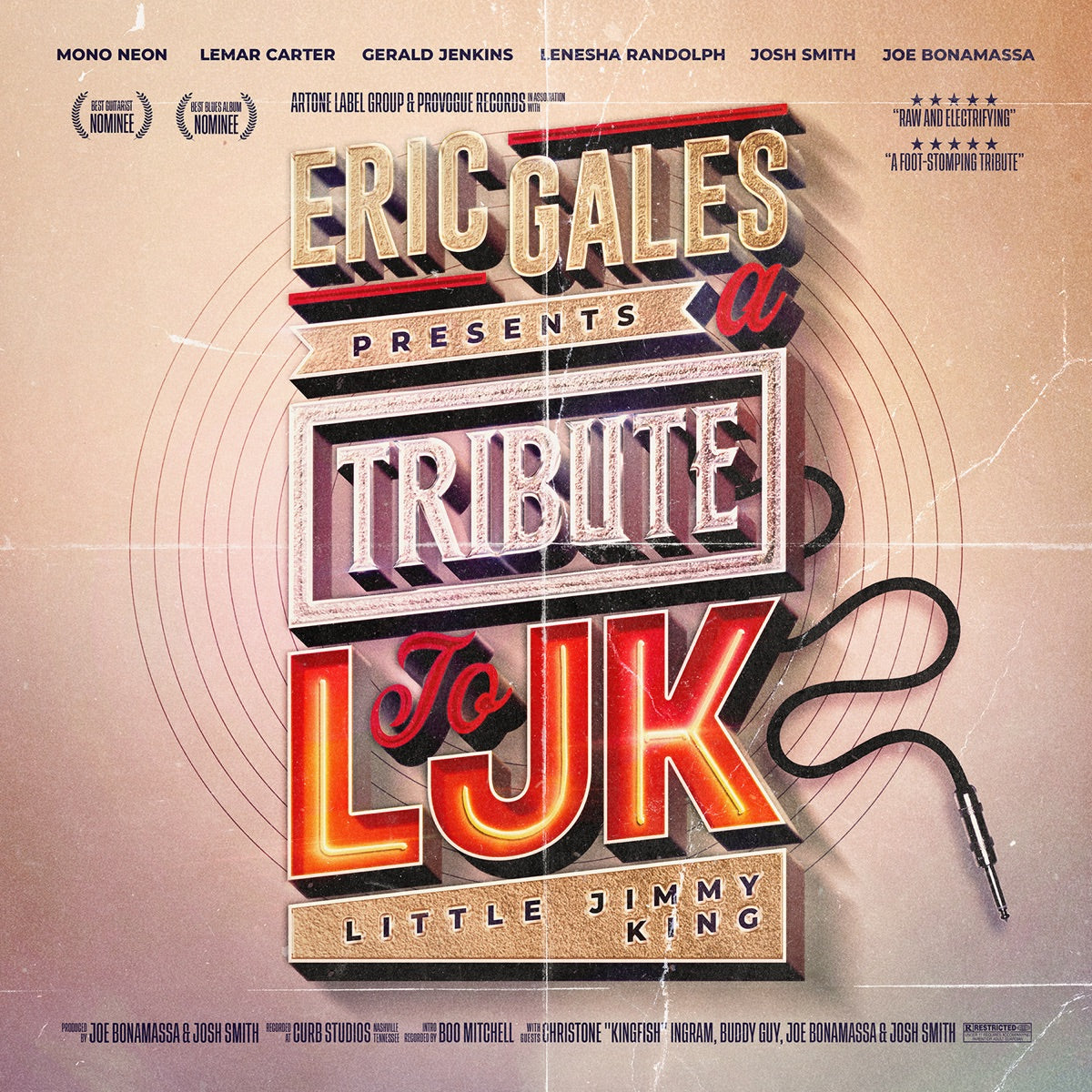 Eric Gales — A Tribute to Ljk, vinyl LP album cover