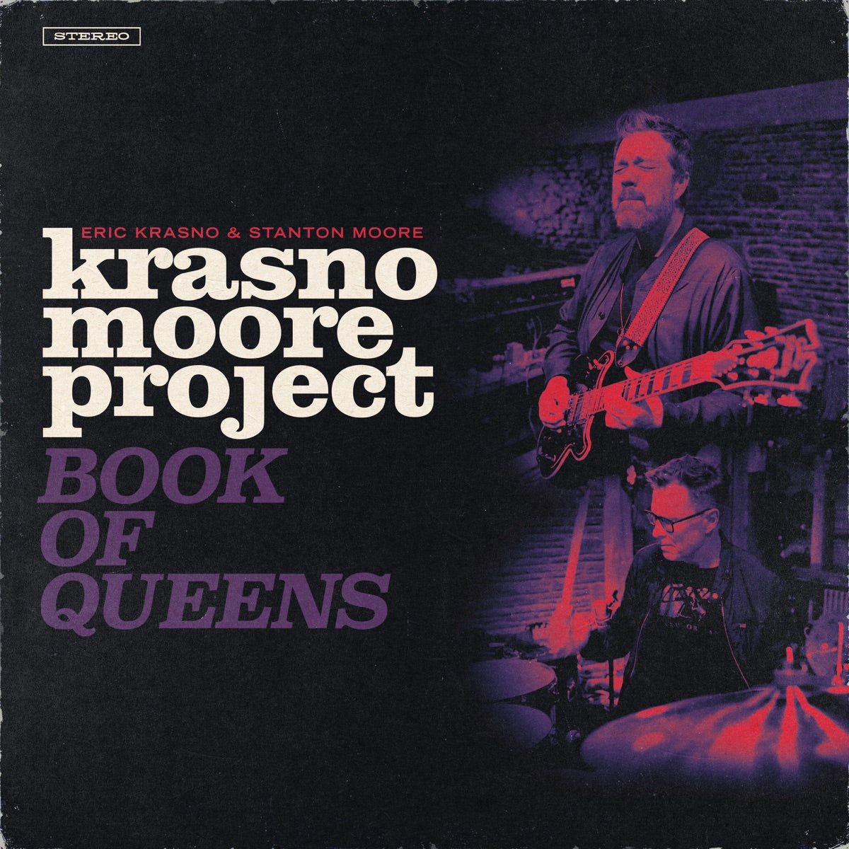 Eric Krasno & Stanton Moore — Krasno/Moore Project: Book of Queens, vinyl LP album cover