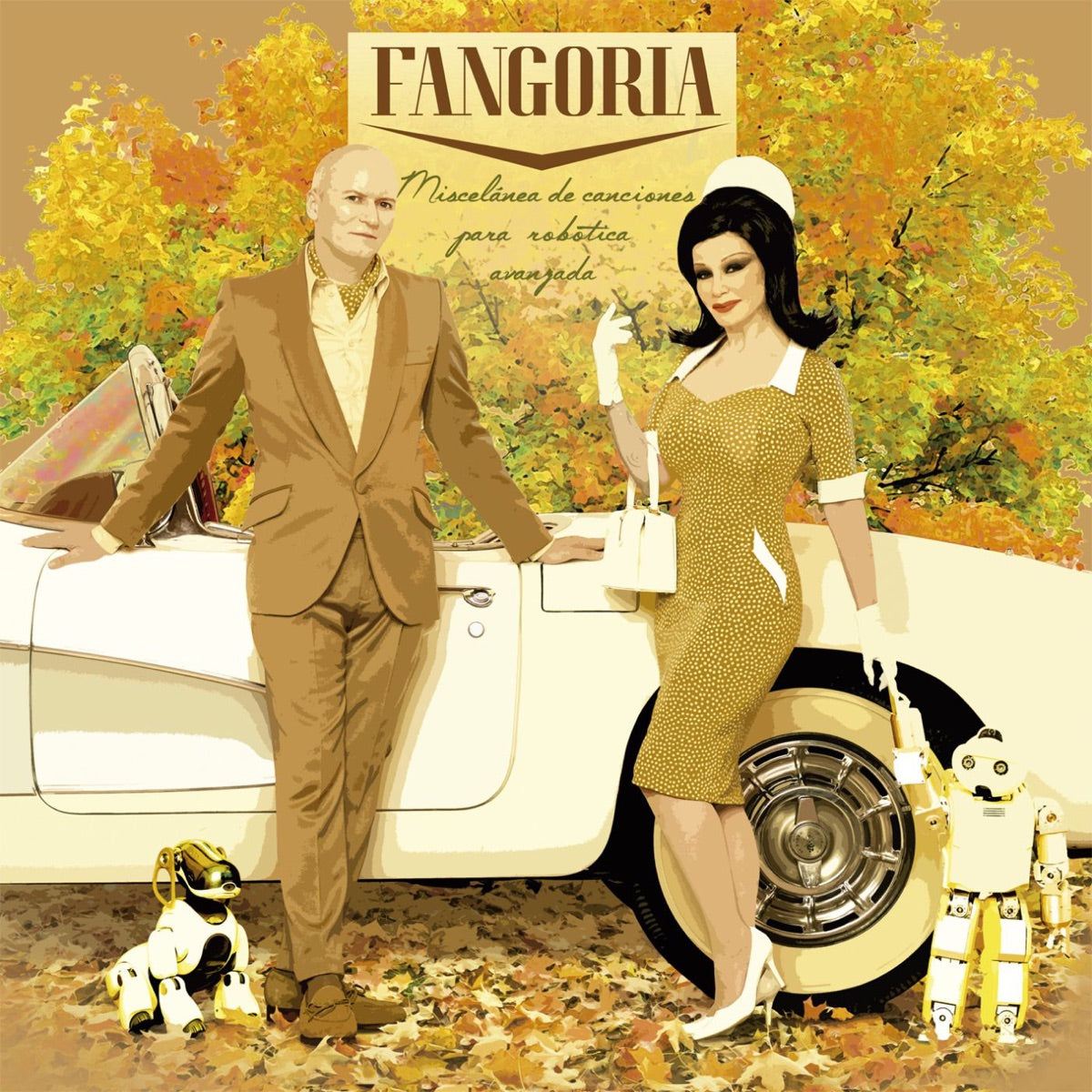Fangoria — Miscelánea de canciones para robótica avanzada, vinyl LP album cover