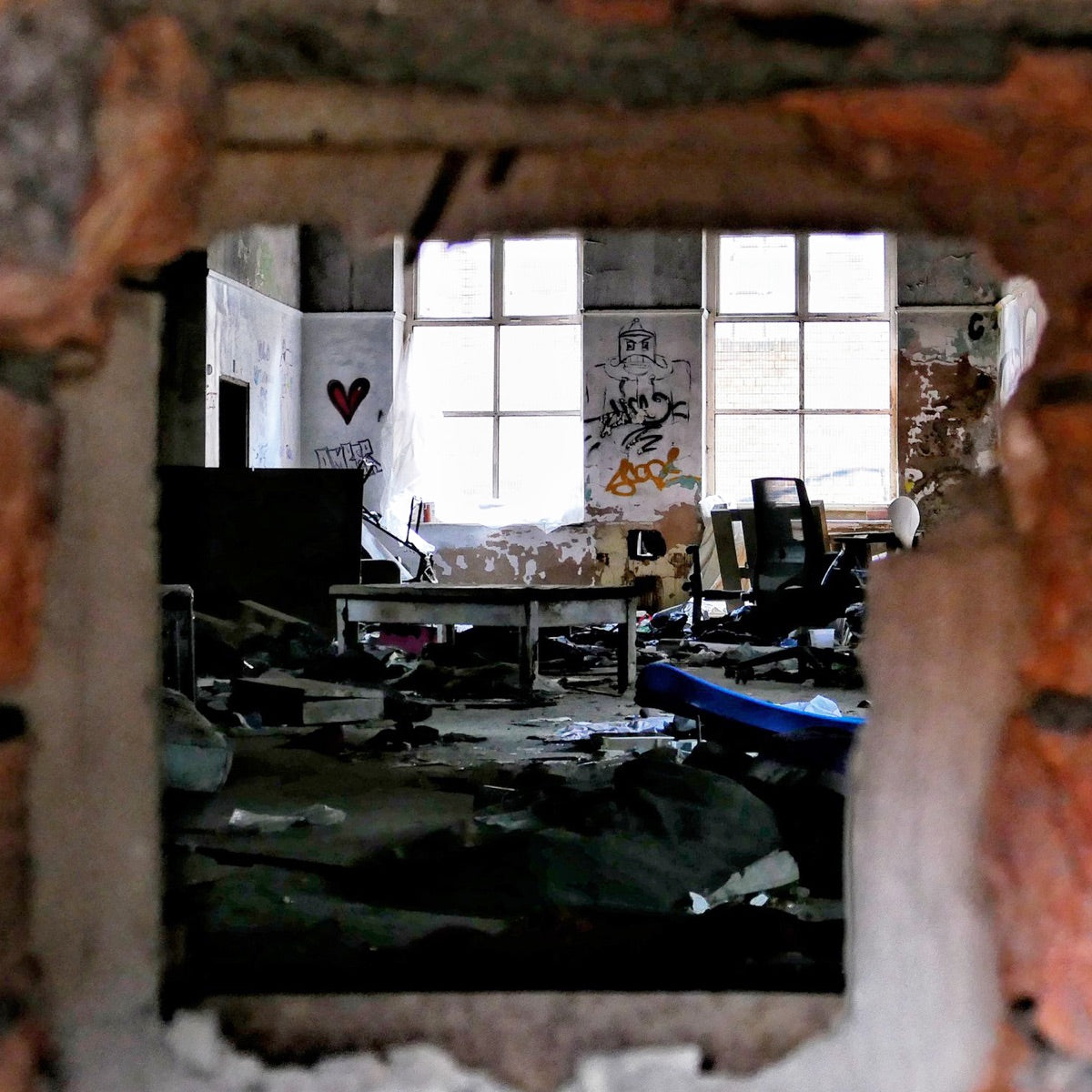 Fatboi Sharif & Steel Tipped Dove — Decay, vinyl LP album cover