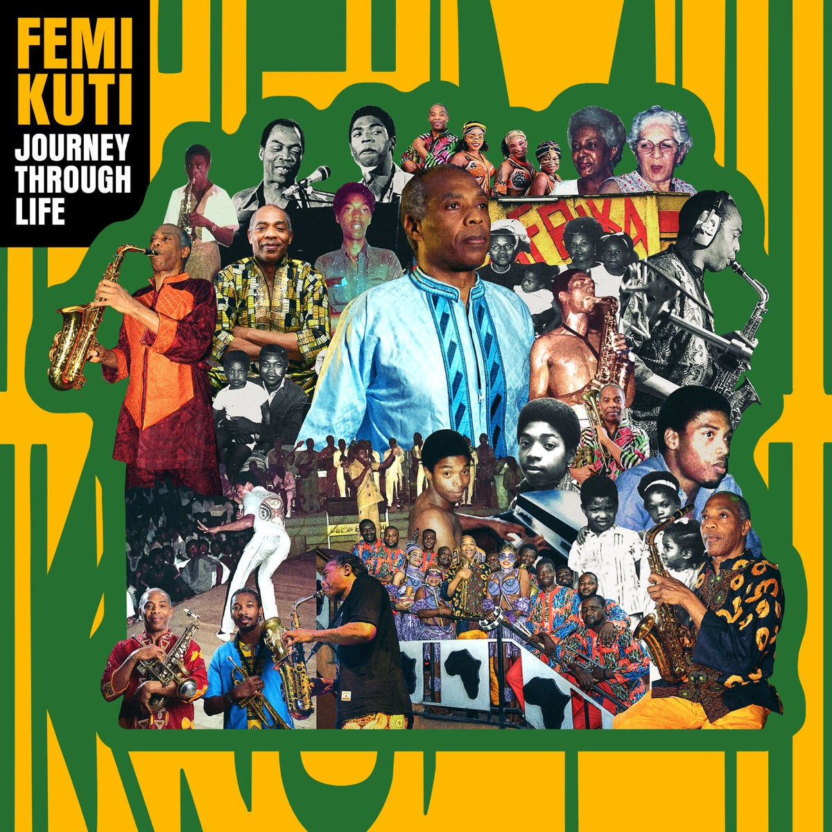 Femi Kuti — Journey Through Life, vinyl LP album cover