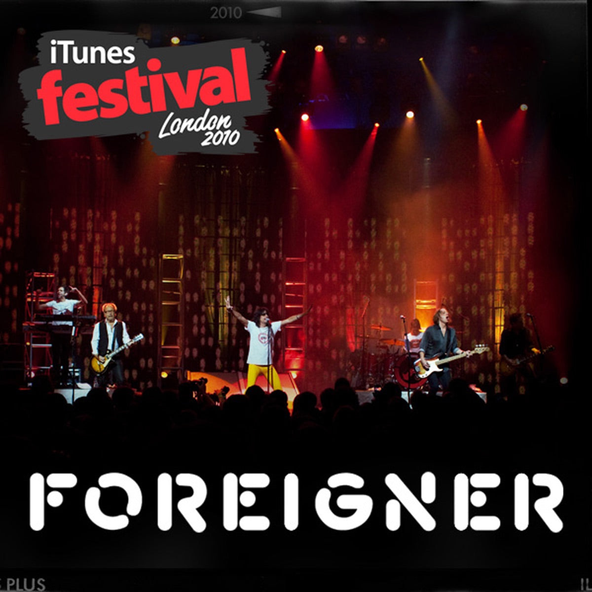 Foreigner — Live In London 2010, vinyl LP album cover