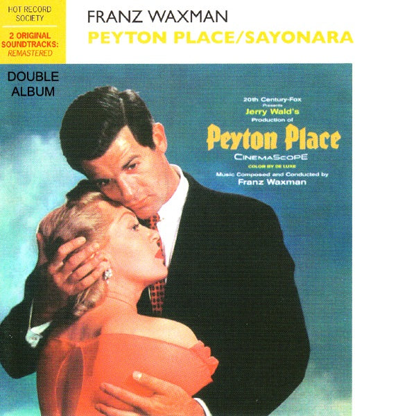 Franz Waxman — Peyton Place / Sayonara (Original Sound Tracks), vinyl LP album cover