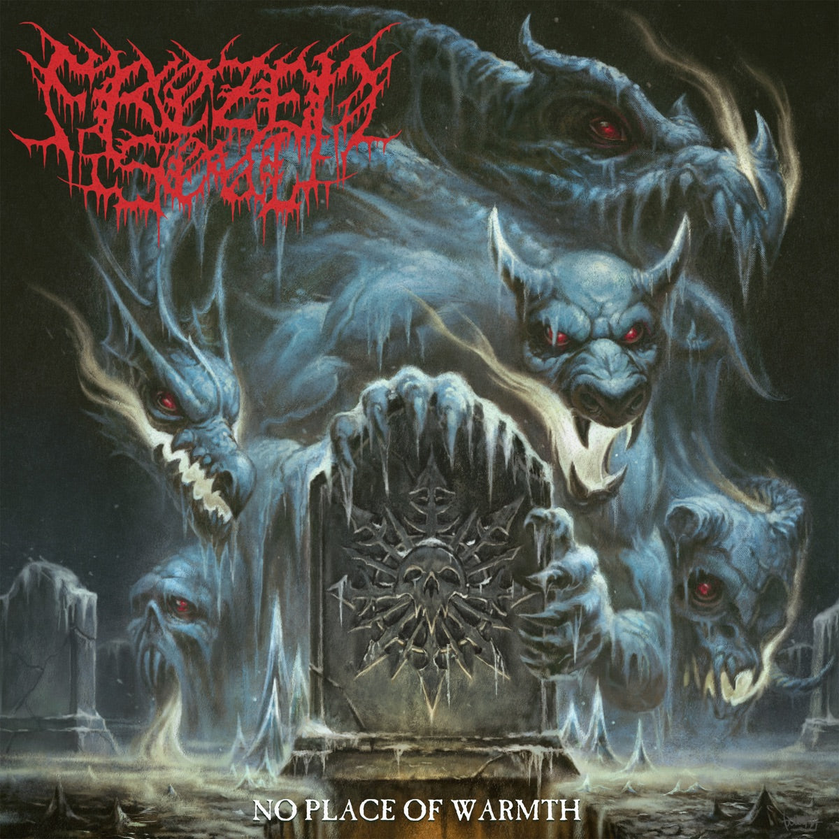 Frozen Soul — No Place of Warmth, vinyl LP album cover