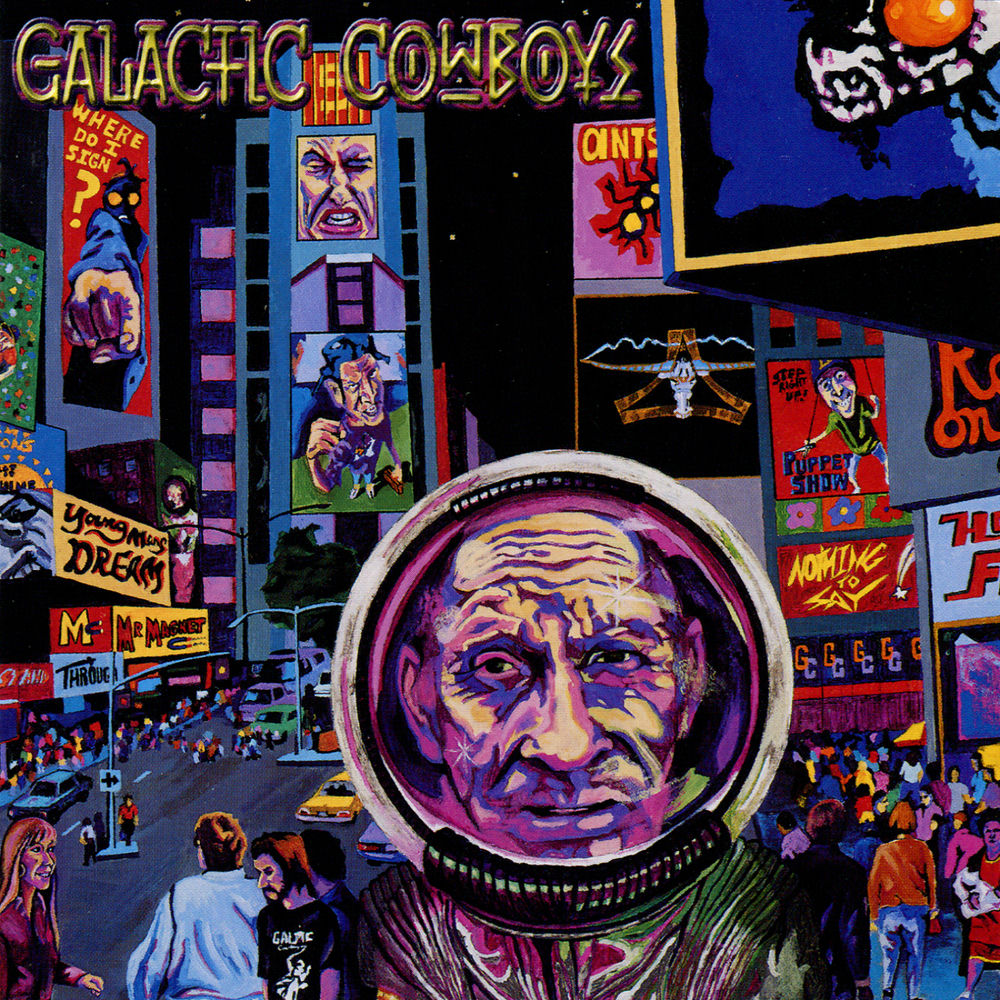 Galactic Cowboys — At the End of the Day, vinyl LP album cover