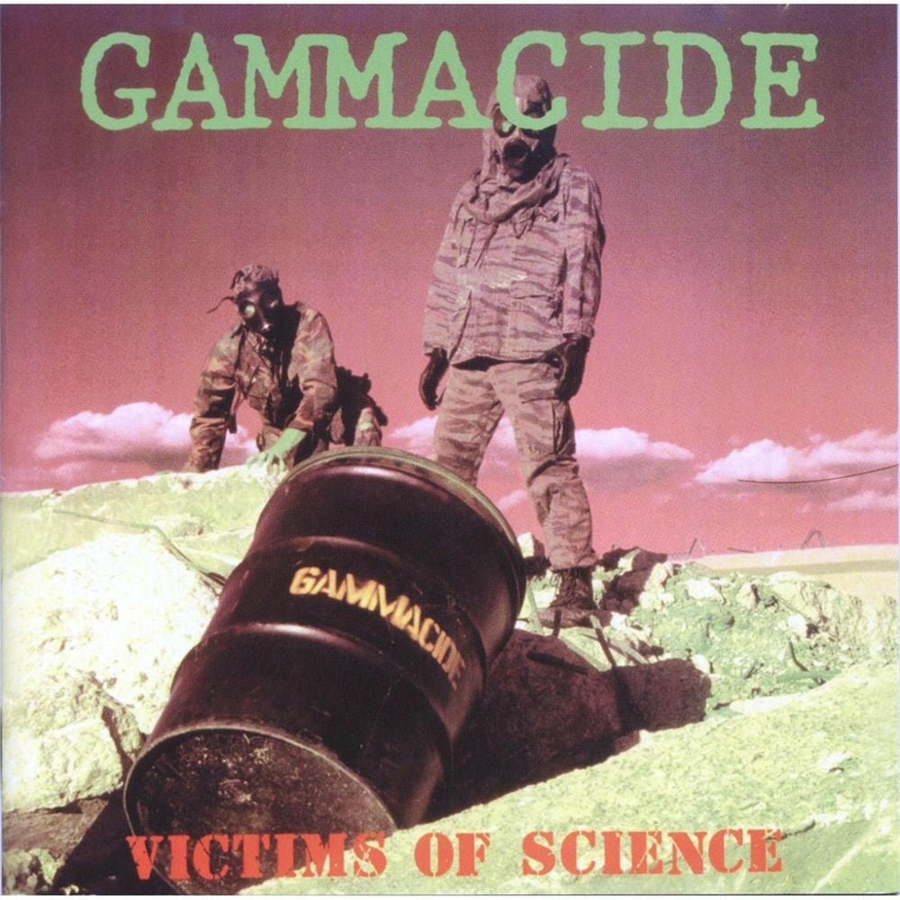 Gammacide — Victims of Science: 2005 Reissue, vinyl LP album cover
