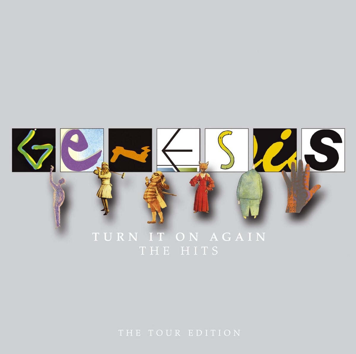 Genesis — Turn It On Again: The Hits (The Tour Edition), vinyl LP album cover