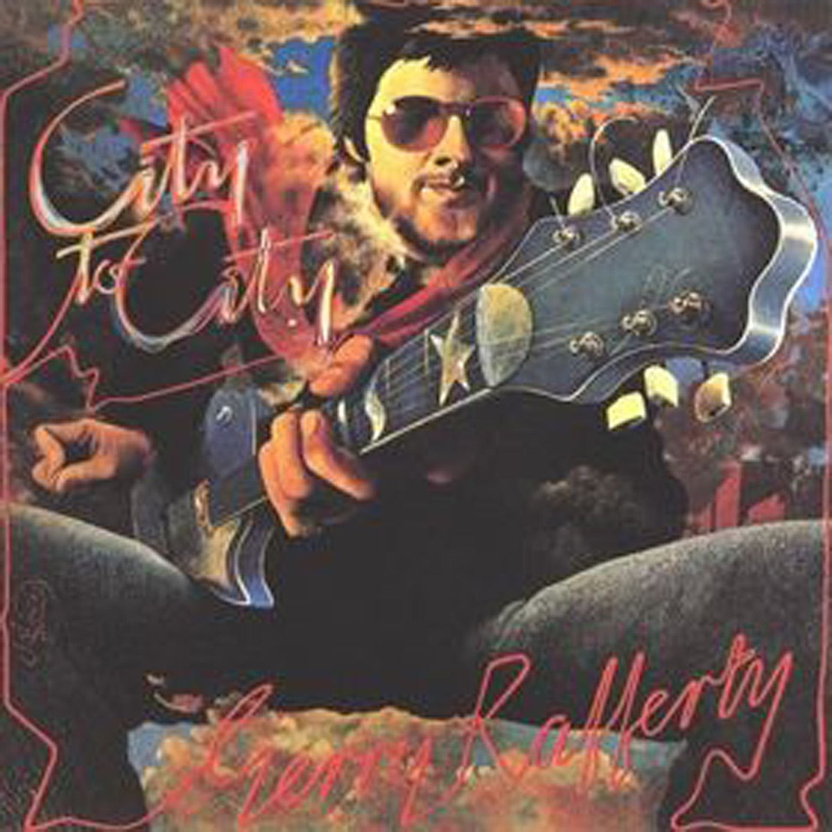 Gerry Rafferty — City to City, 7-inch vinyl single album cover