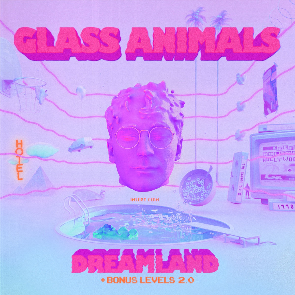 Glass Animals — Dreamland (+ Bonus Levels 2.0), vinyl LP album cover