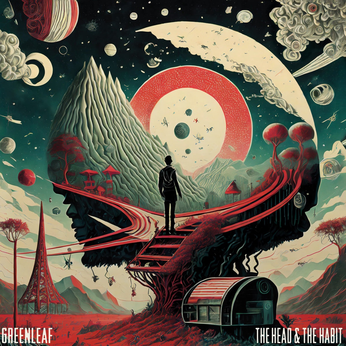 Greenleaf — The Head & the Habit, vinyl LP album cover