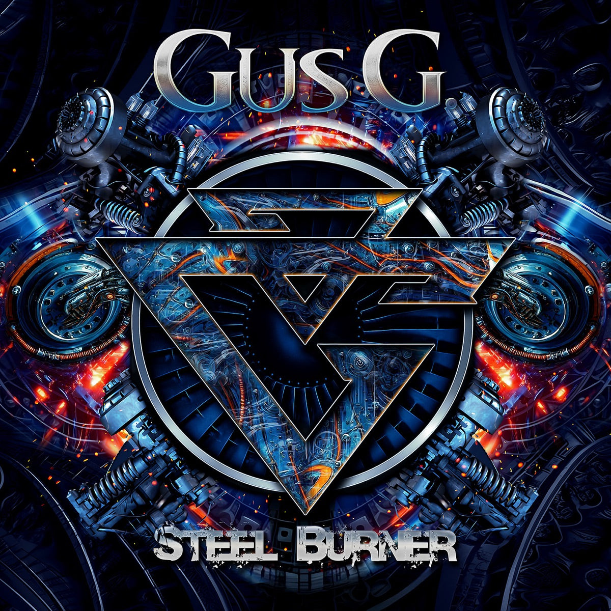 Gus G. — Steel Burner, vinyl LP album cover